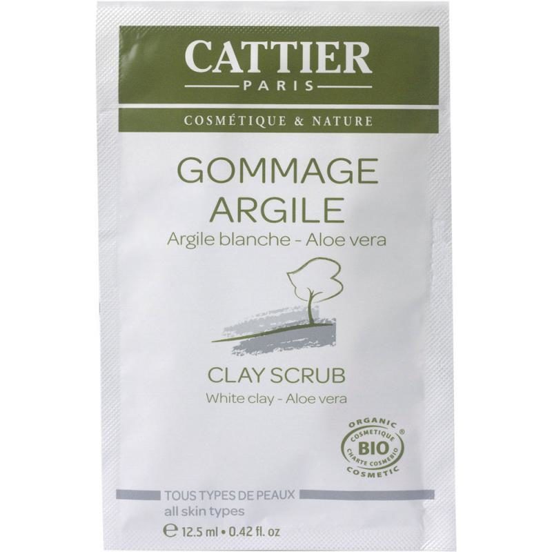 Gommage monodose all'argilla bianca e aloe vera - Cattier