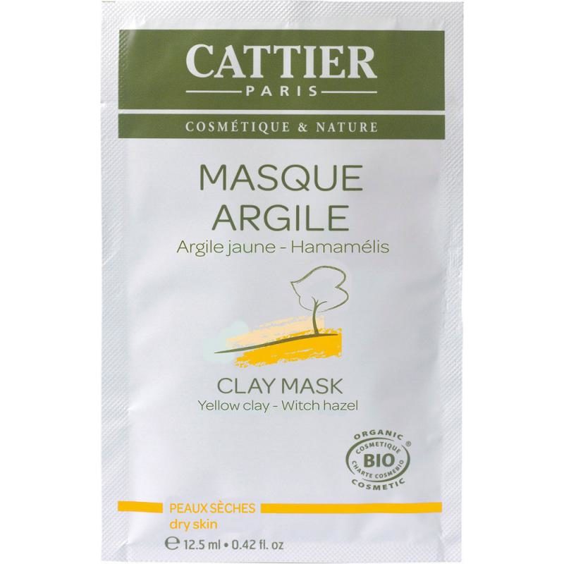Maschera monodose all'argilla gialla e hamamelis - Cattier