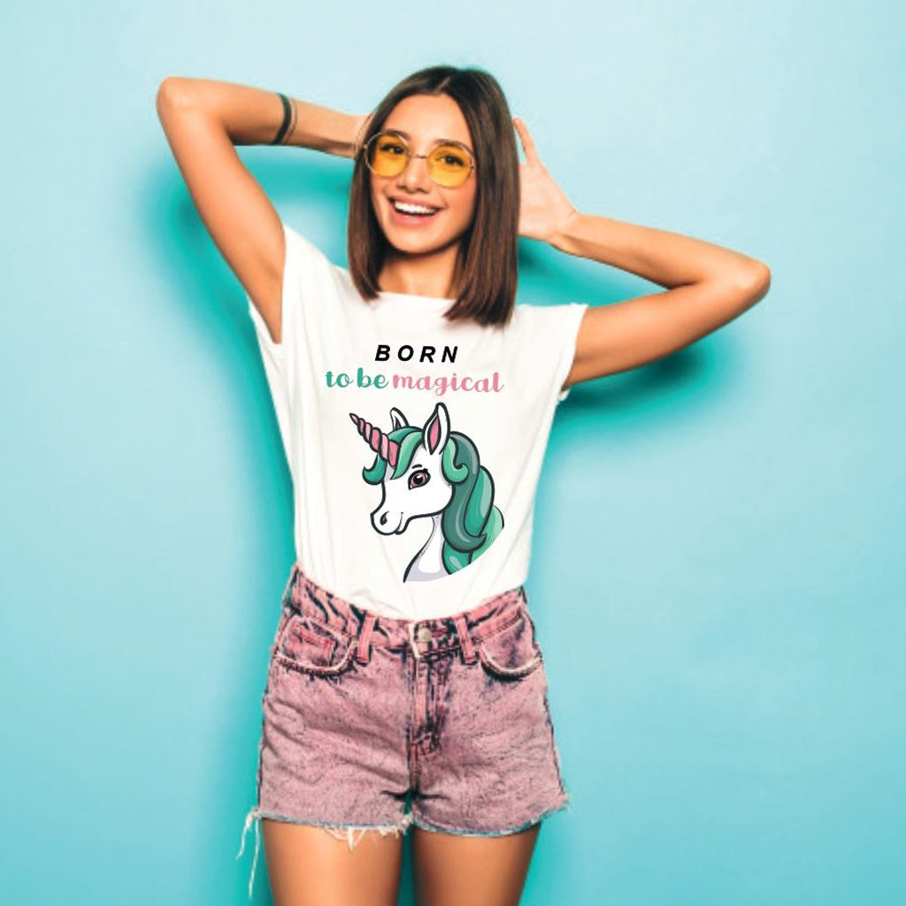 Maglietta Unicorno Donna