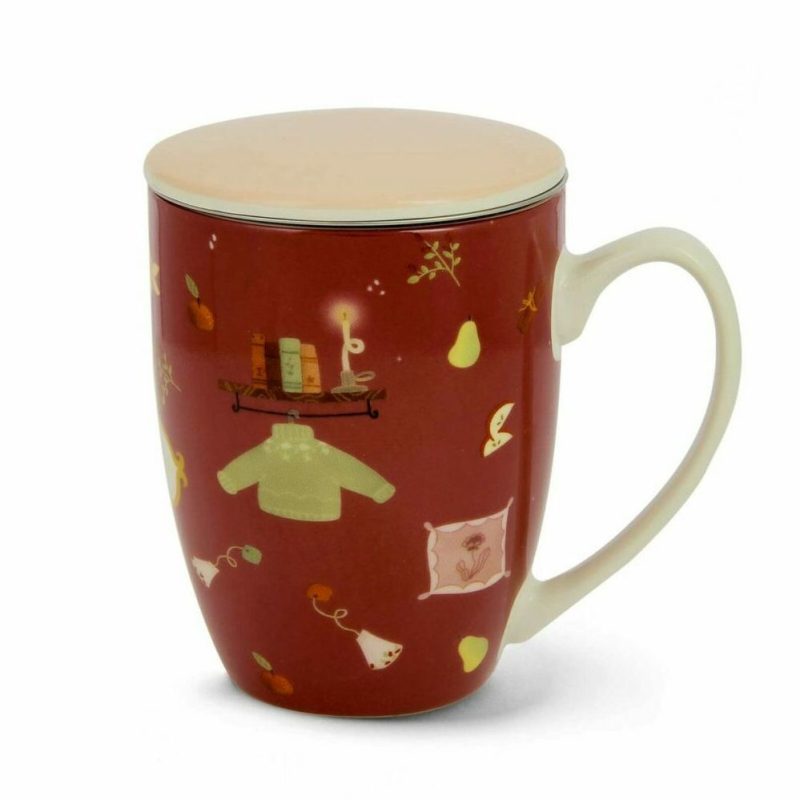 Infusiera coccole di tè rossa Neavita Pescara