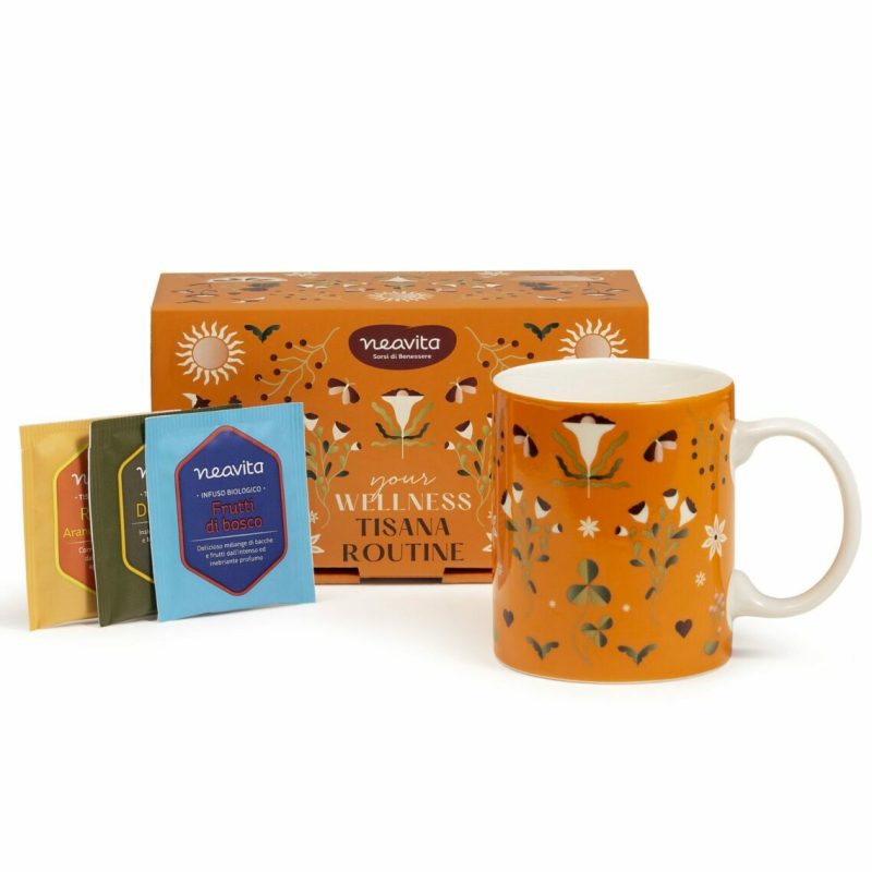 cofanetto arancione tisana routine neavita