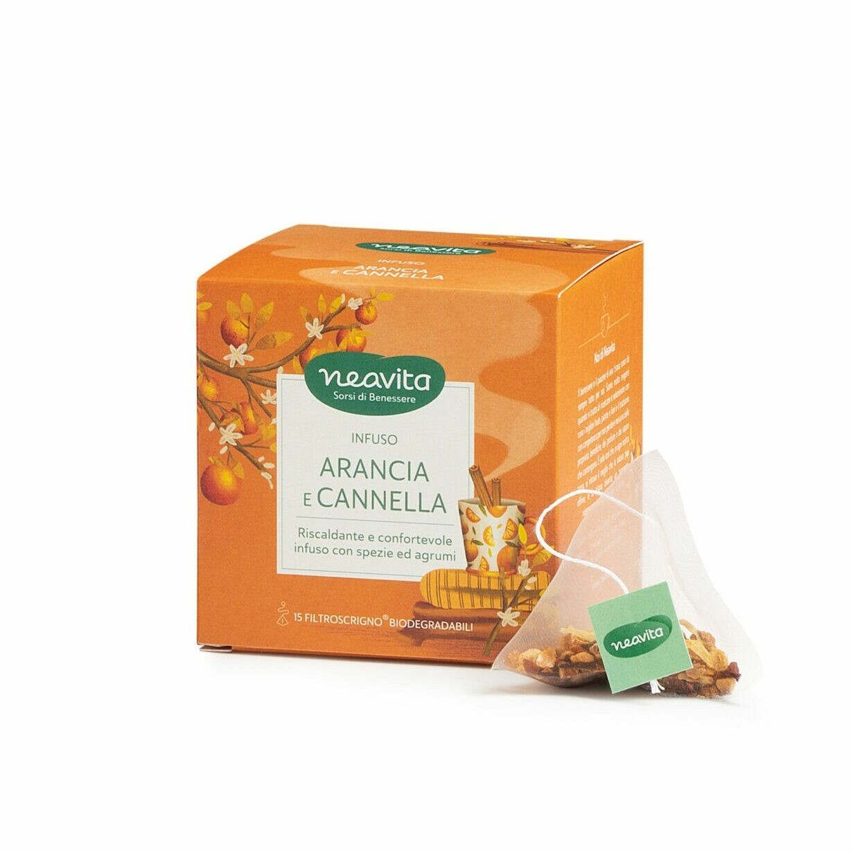 infuso arancia e cannella neavita