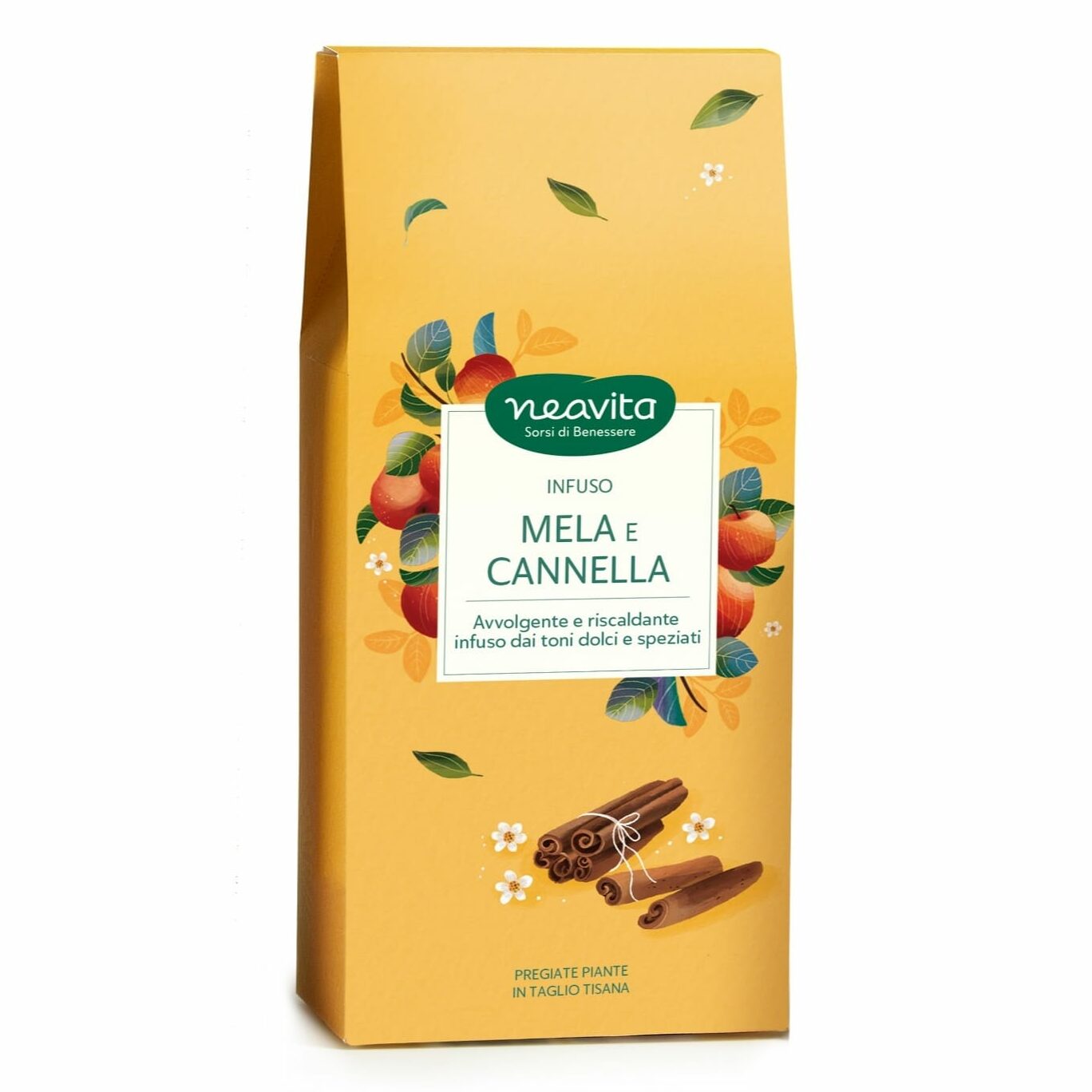 ricarica infuso mela e cannella bio neavita