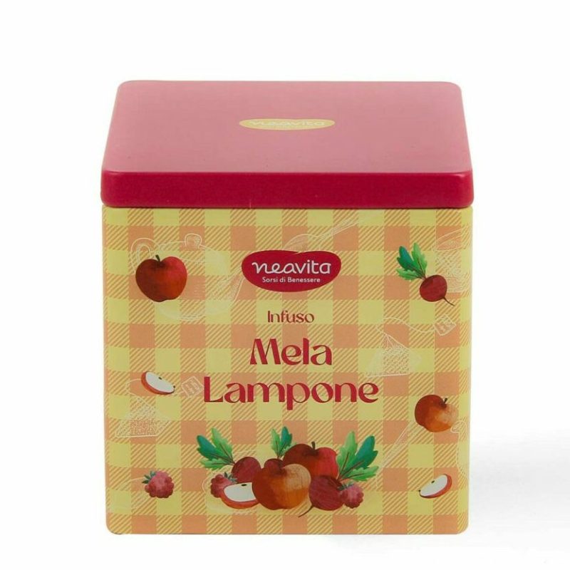 Square tin mela lampone neavita