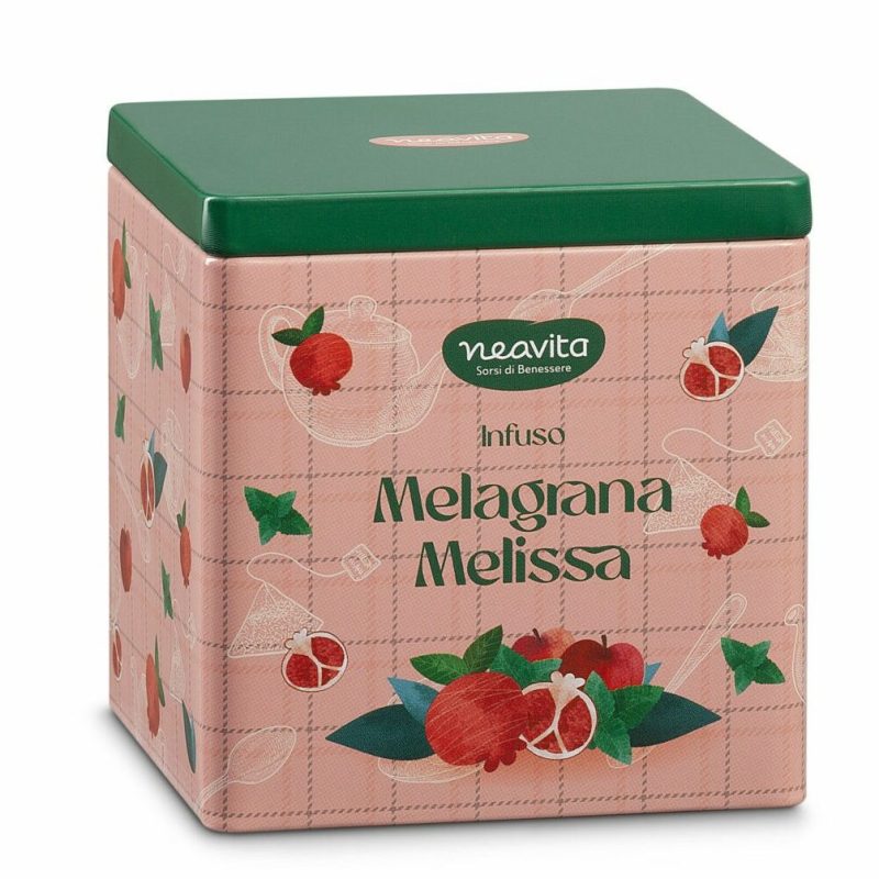 Square tin melagrana melissa neavita