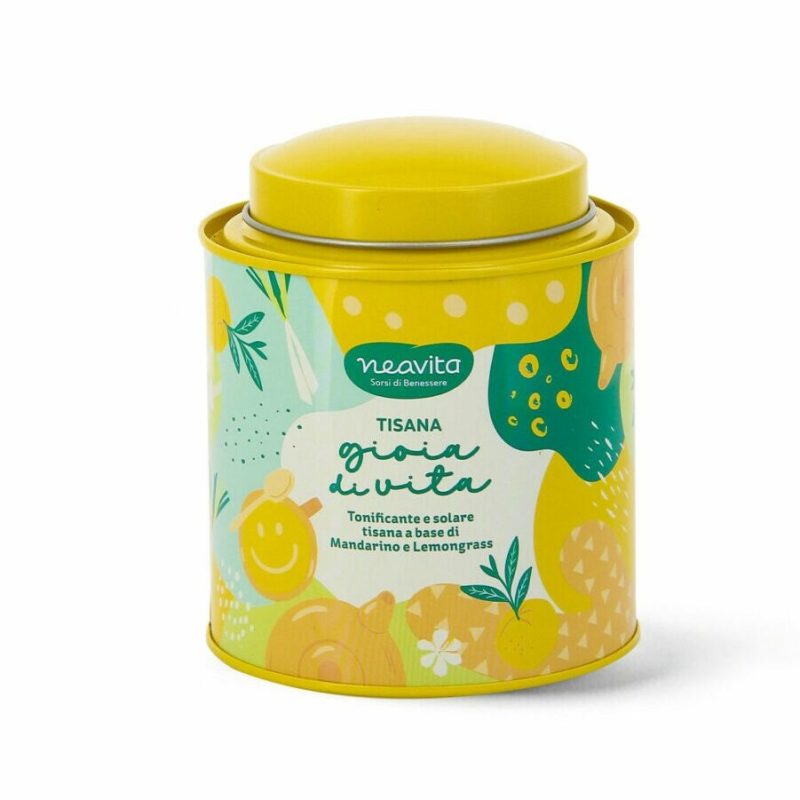 Tisana Gioia di vita filtroscrigno in caddy giallo felicitè - neavita