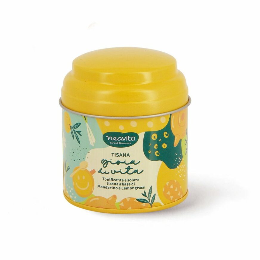 Tisana Gioia di Vita in Barattolino GIALLO FELICITE' - NEAVITA