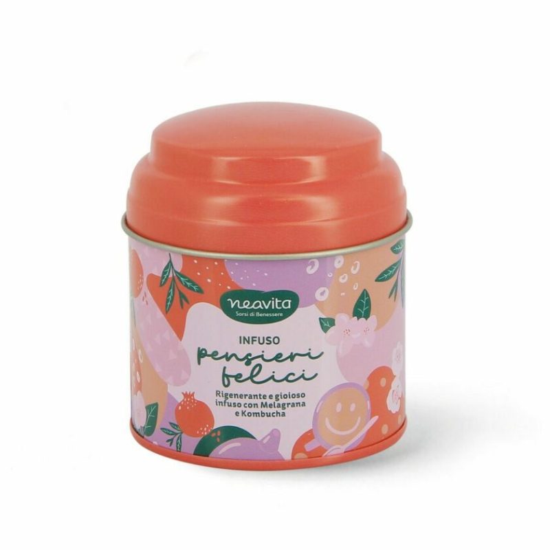 Infuso Pensieri Felici in Barattolino ROSSO FELICITE' - Neavita