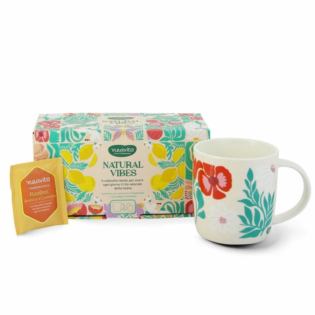 COFANETTO NATURAL VIBES 9 FILTRI BIO + TAZZA 350 ML - Neavita