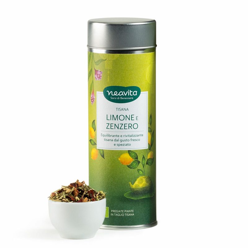 Silver tin Limone e Zenzero BIO - Neavita