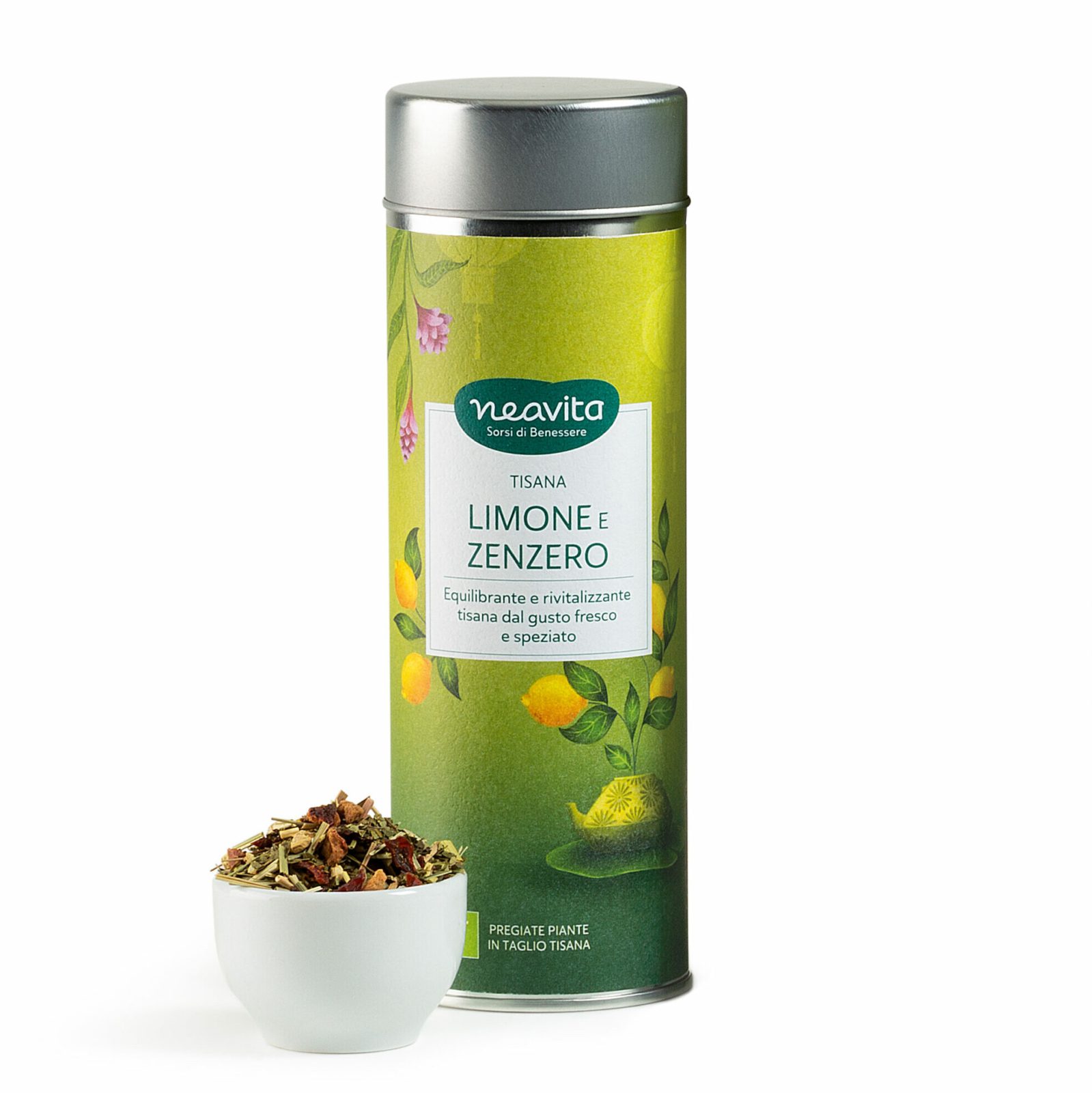 Silver tin Limone e Zenzero BIO - Neavita