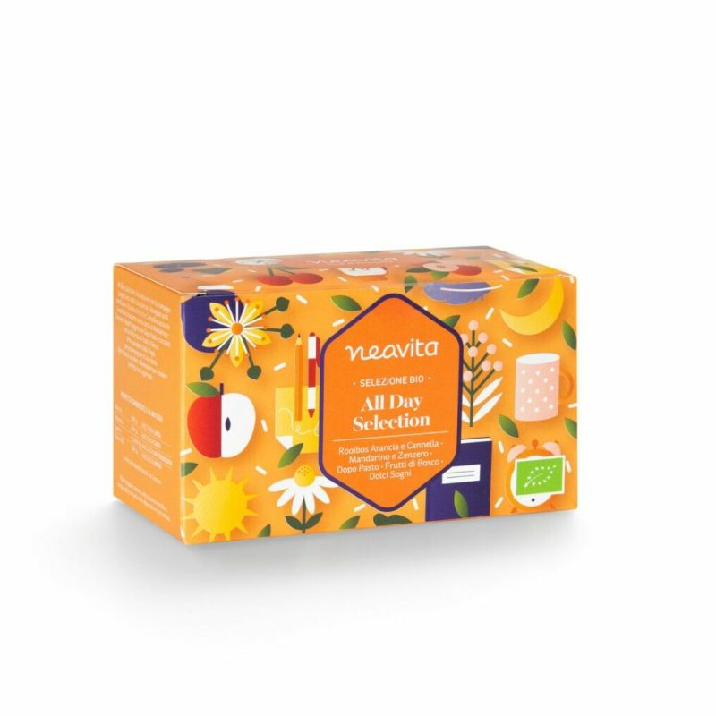 Selezione Infusi e Tisane BIO in filtro All Day Selection - Neavita
