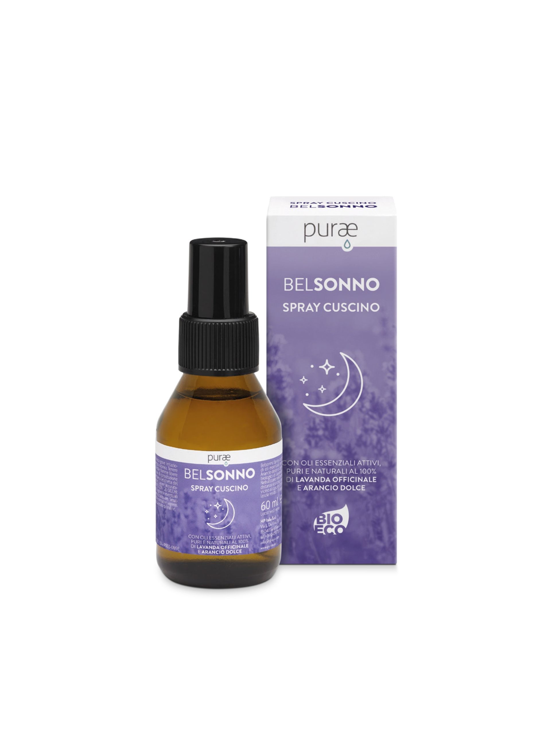 BELSONNO Spray Cuscino nuova formula 60ml - Purae