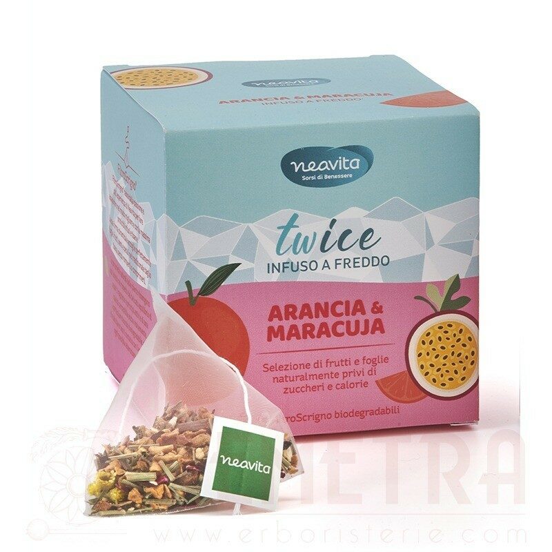 Infuso Twice Arancia e Maracuja FiltroScrigno - NEAVITA