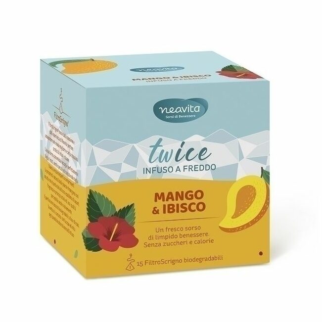 Infuso Twice Mango e Ibisco FiltroScrigno - NEAVITA
