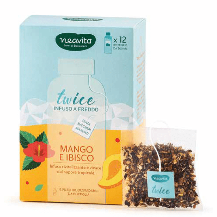 Infuso Twice Mango e Ibisco FiltroScrigno TO GO - NEAVITA