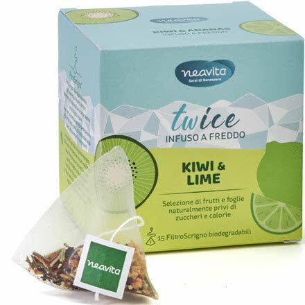 Infuso Twice Kiwi e Lime Filtroscrigno - NEAVITA