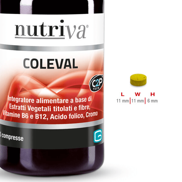 Integratore Coleval 60 cpr - Nutriva - immagine 2