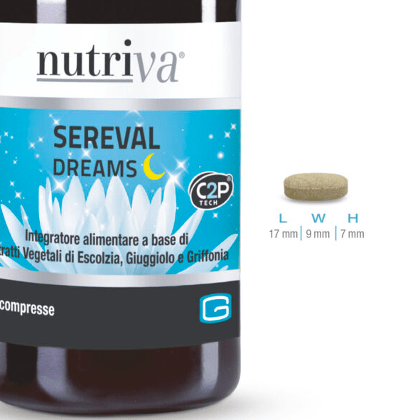 Integratore Sereval Dreams 30 cpr - Nutriva - immagine 2