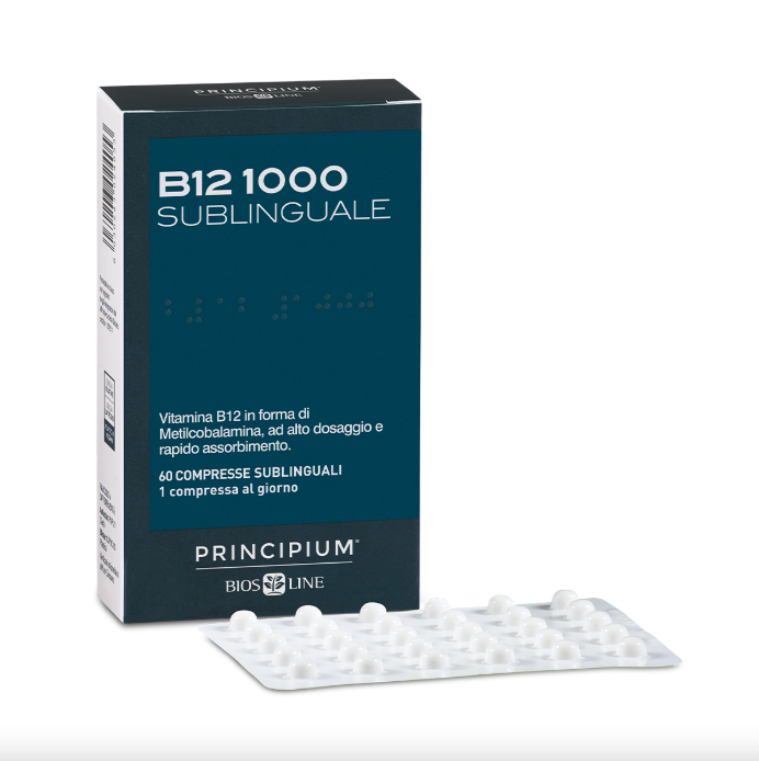 B12 1000mg Sublinguale Principium BiosLine Herbasi