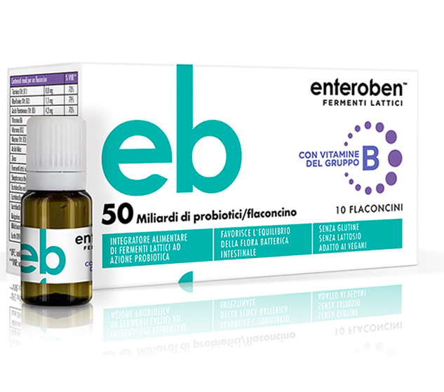 Fermenti lattici 50miliardi Flaconcini Enteroben Herbasi