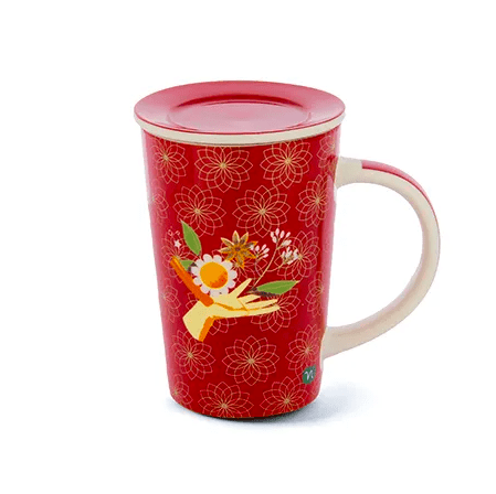 Con filtro in acciaio e coperchio, per evitare di disperdere le sostanze durante l'infusione, è perfetta per la preparazione di tè, infusi, tisane e relax.