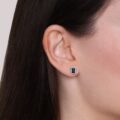 Orecchini Anastasia Argento Blu